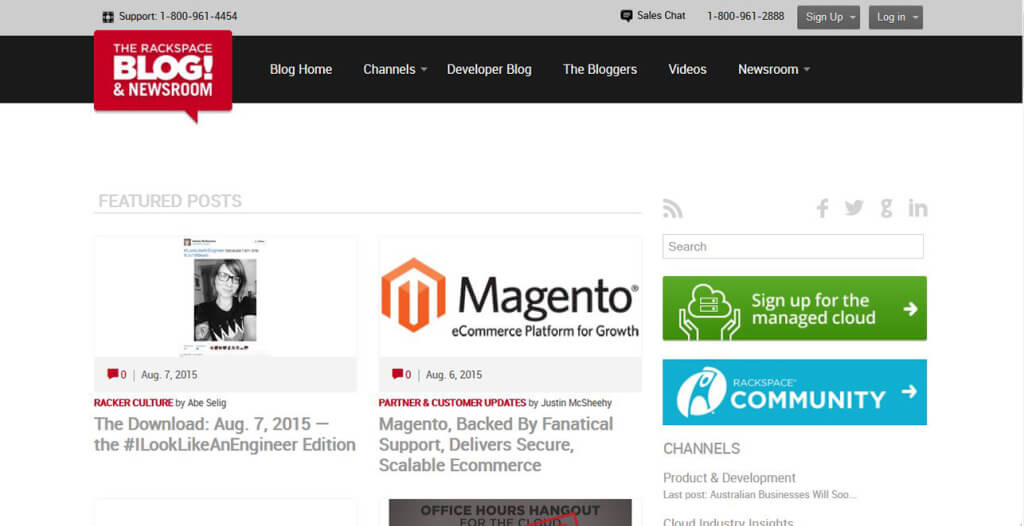 rackspacehomepagewordpresswebsite 99 Robots