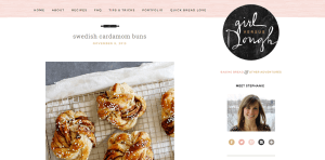 food blogger girl versus dought