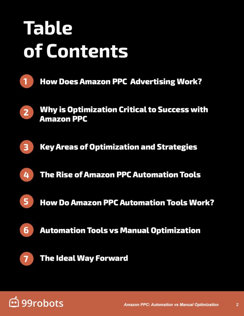 Amazon PPC Automation vs Manual Optimization 99 Robots